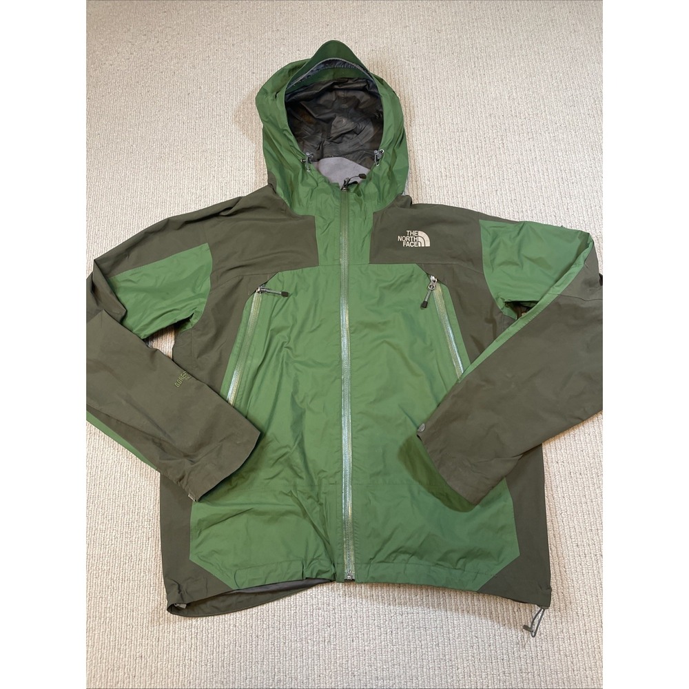The North Face Men's large Gore-Tex Paclite Flight Series Hooded Jacket Green